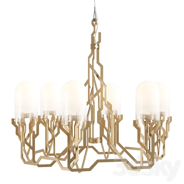 Moooi plant chandelier 3D Model Moooi plant chandelier 3D Model