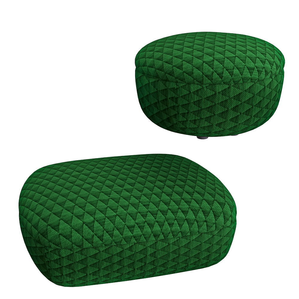 Moooi – Pouf and foot stool Bart 3D Model Moooi – Pouf and foot stool Bart 3D Model