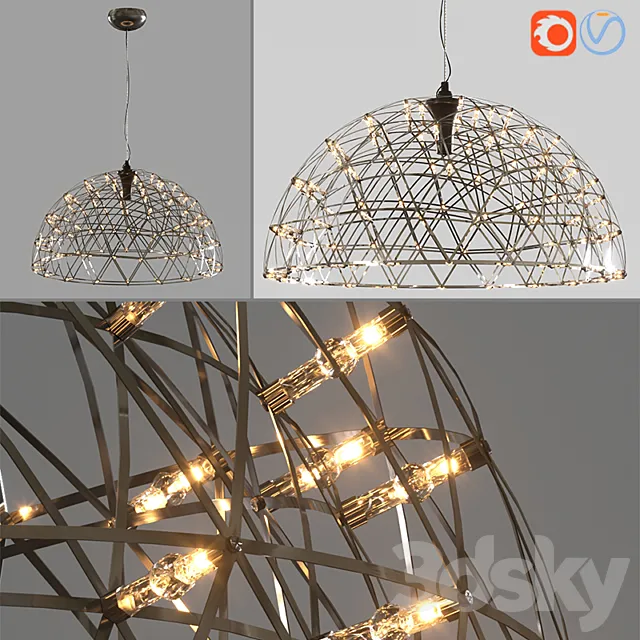 Moooi Raimond dome 79 lamp 3D Model