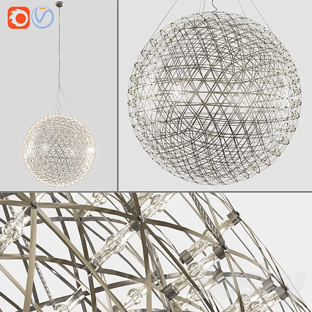 Moooi Raimond R127 Suspended Lamp 3DModel