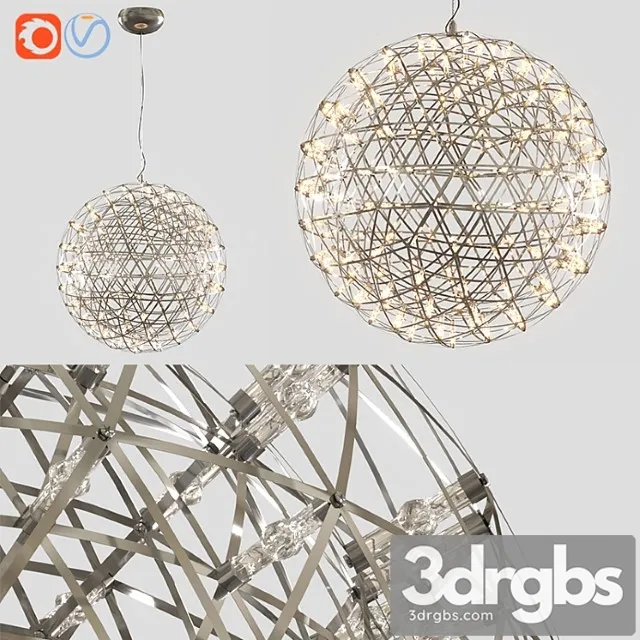 Moooi raimond r61 suspended lamp 3D Model Download