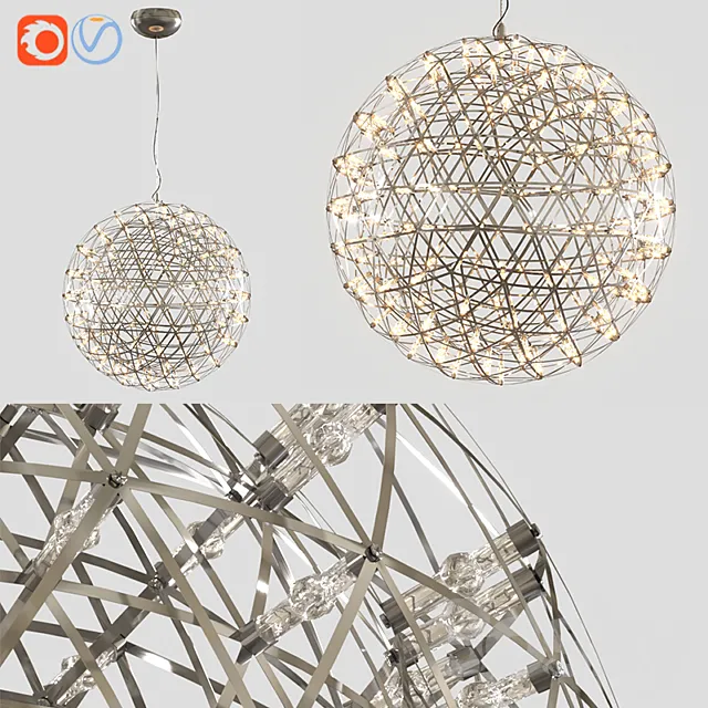 Moooi Raimond R61 Suspended Lamp 3DModel