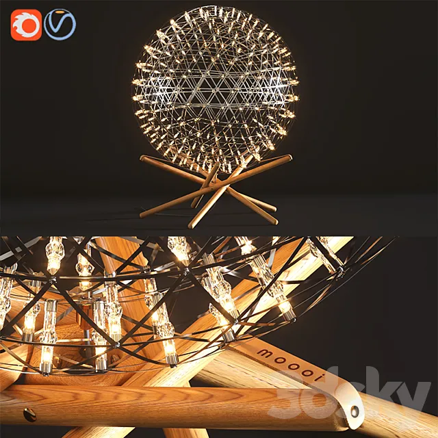 Moooi Raimond r89 Floor Lamp 3D Model