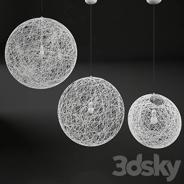 Moooi Random light 3D Model Moooi Random light 3D Model
