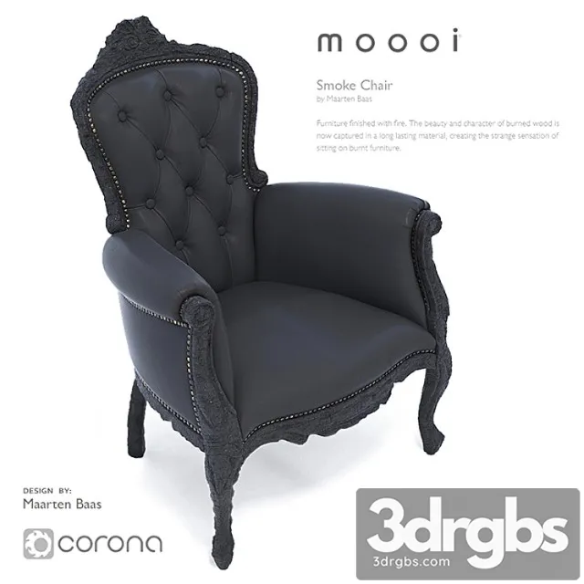 Moooi Smoke Chair 2 3D Model Download Moooi Smoke Chair 2 3D Model Download
