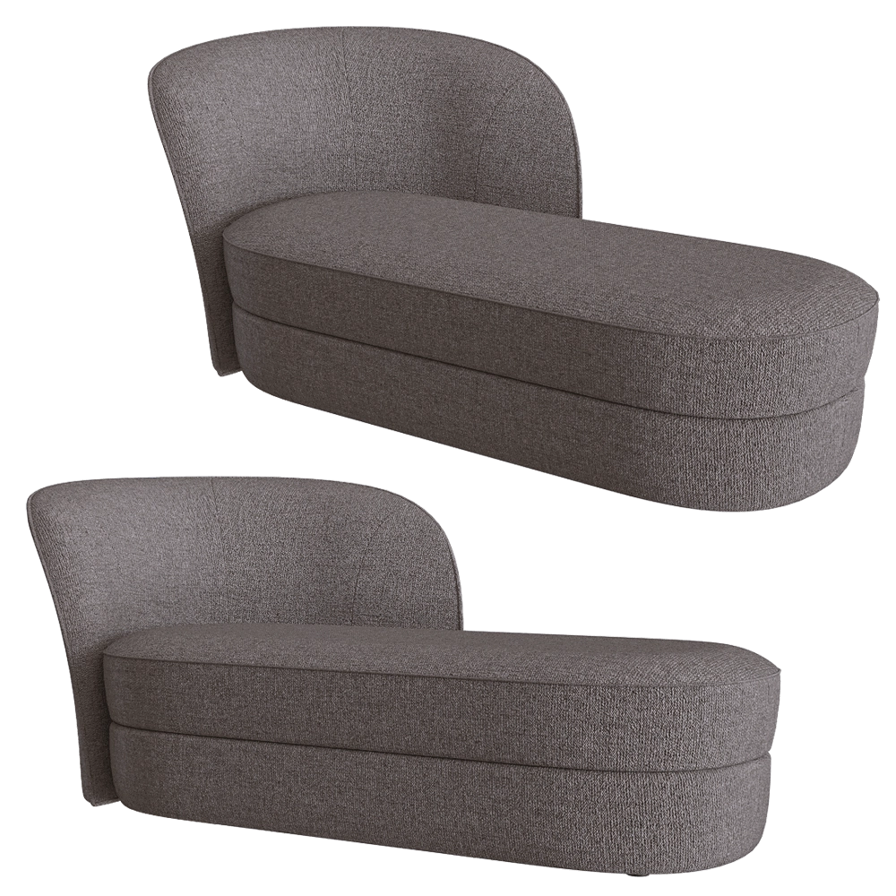 Moooi  – Sofa Aldora Chaise Longue 3D Model