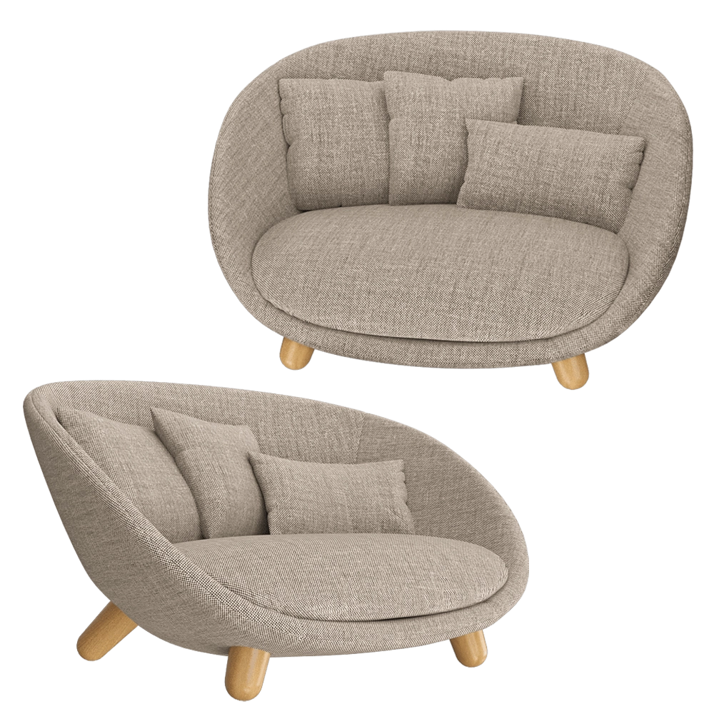 Moooi – Sofa Love 3D Model Moooi – Sofa Love 3D Model