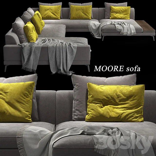 MOORE_Modular Sofa_The Sofa and Chair Company 3D Model