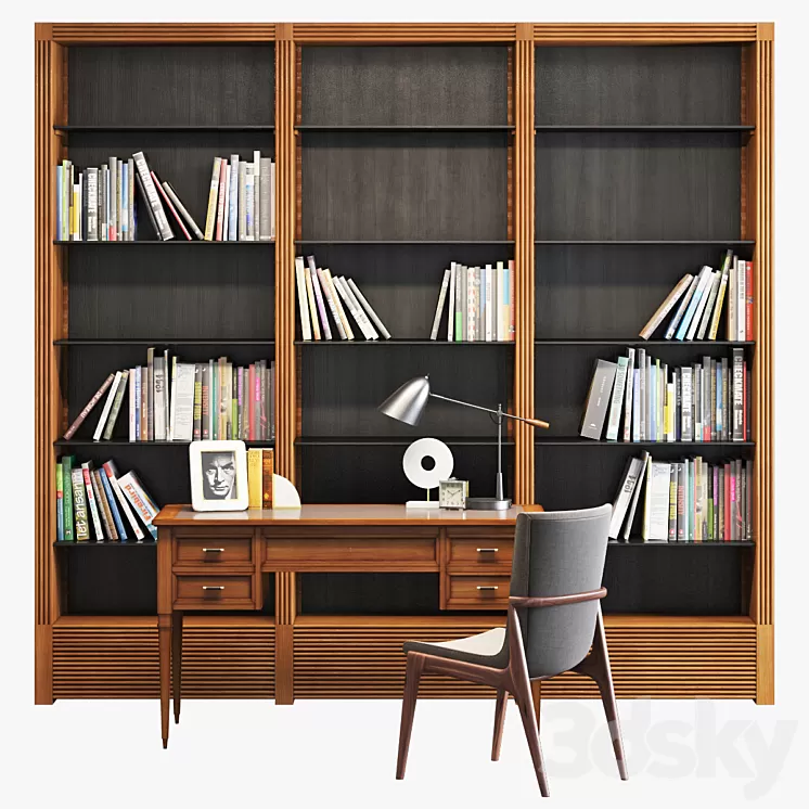 Morelato office furniture set 001 3D Model Morelato office furniture set 001 3D Model