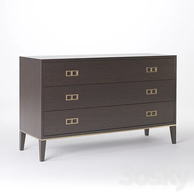 Morgan Chest of Drawers 3D Model Morgan Chest of Drawers 3D Model
