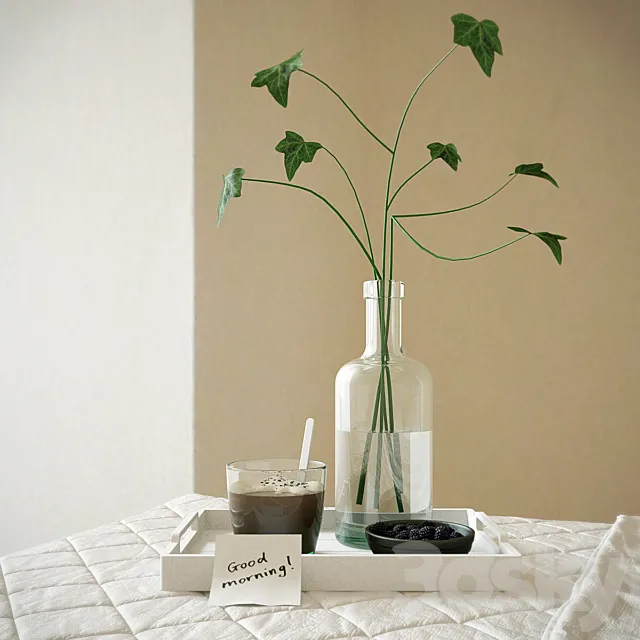 Morning set 3DModel Morning set 3DModel