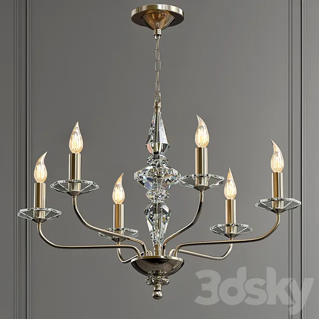 Moro crystal chandelier 3DModel Moro crystal chandelier 3DModel
