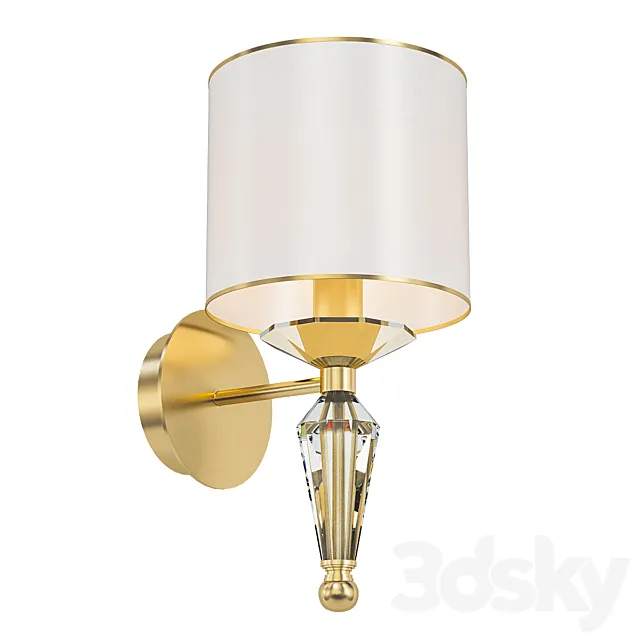 Moro Crystal Sconces 3D Model Moro Crystal Sconces 3D Model