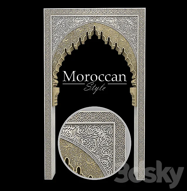 Moroccan Arch 3D Model