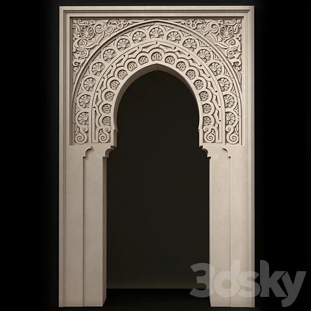 Moroccan Arch 3DModel Moroccan Arch 3DModel
