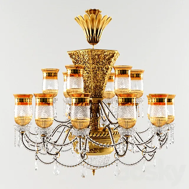 Moroccan lamp Chandelier 3D Model Moroccan lamp Chandelier 3D Model