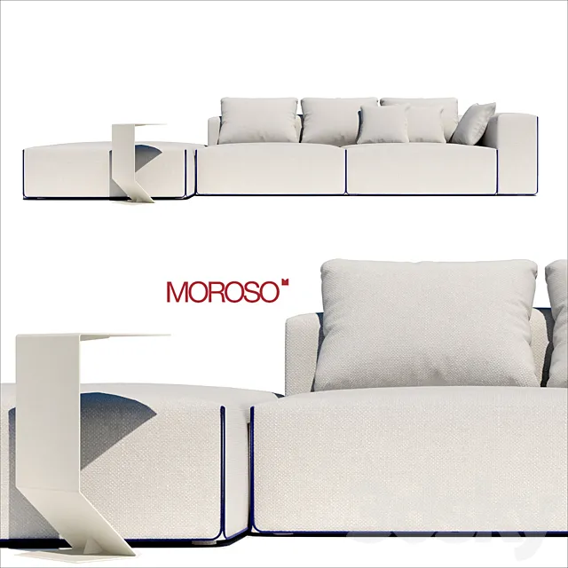 Moroso Field sofa 3D Model Moroso Field sofa 3D Model