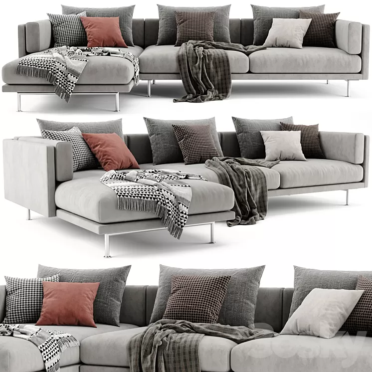 Moroso Josh 2.0 Chaise Longue Sofa 3D Model Free Download Moroso Josh 2.0 Chaise Longue Sofa 3D Model Free Download