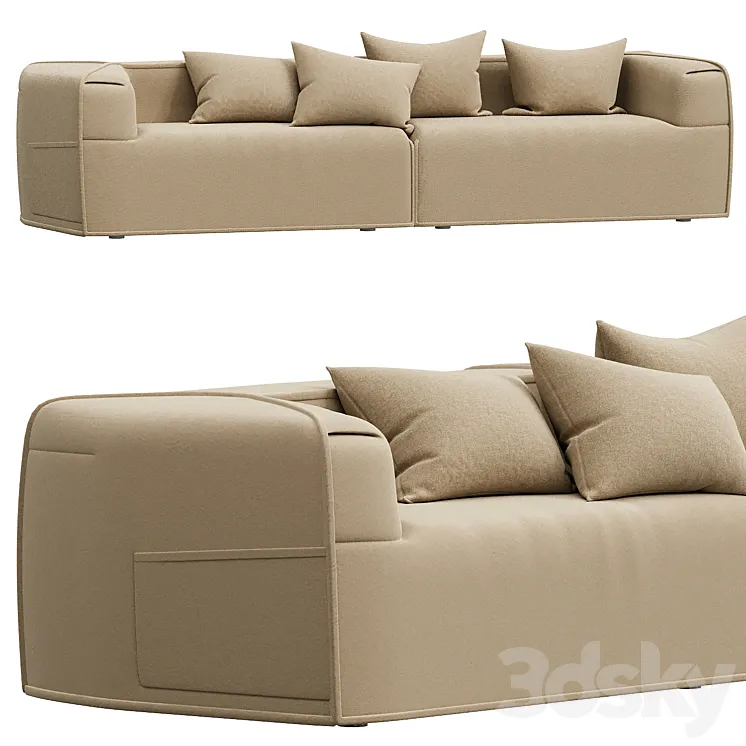 Moroso Massas Sofa by Patricia Urquiola 3D Model Free Download Moroso Massas Sofa by Patricia Urquiola 3D Model Free Download