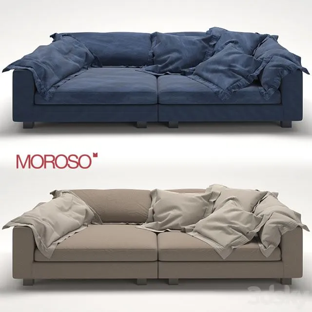 Moroso NEBULA NINE Sofa 3D Model Moroso NEBULA NINE Sofa 3D Model