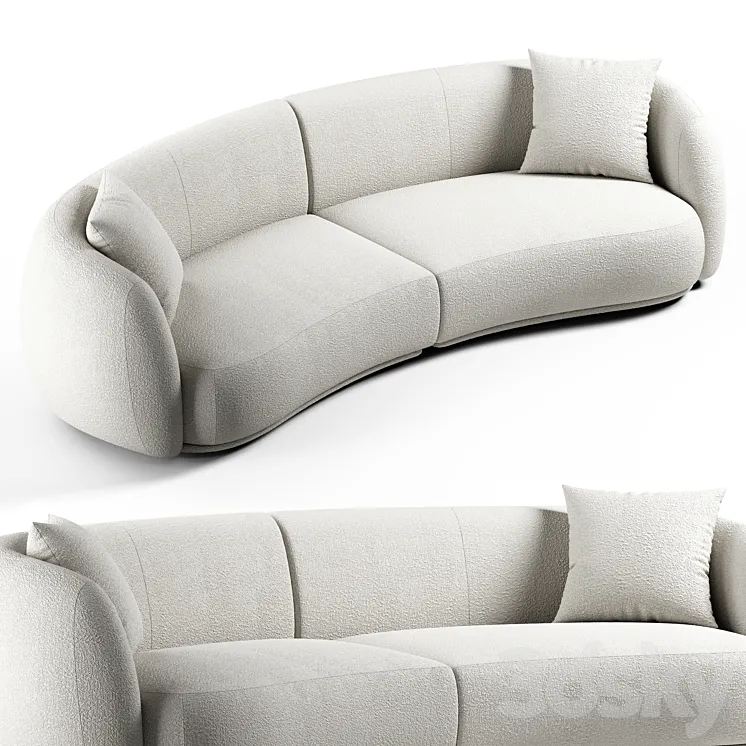 Moroso – Pacific sofa by Patricia Urquiola 3D Model Free Download