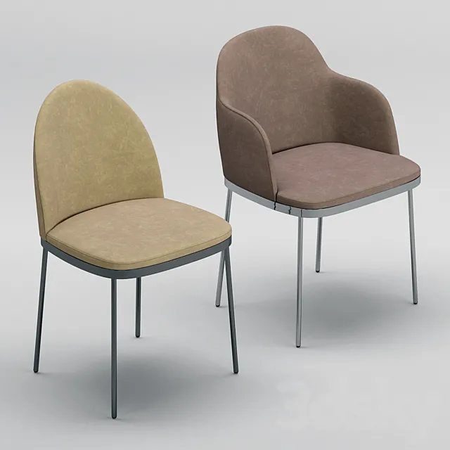 Moroso Precious chairs 3D Model