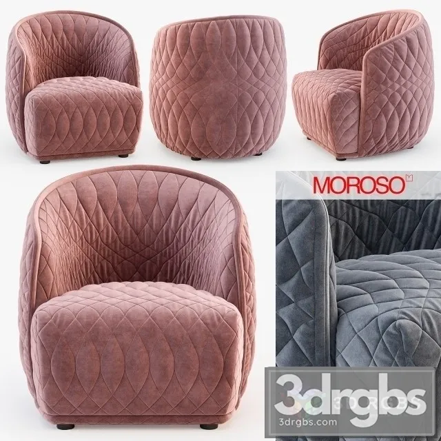Moroso Redondo Small Armchair 3D Model Download Moroso Redondo Small Armchair 3D Model Download