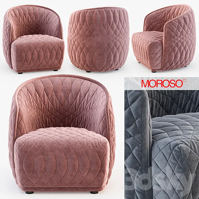 Moroso Redondo small armchair 3D Model