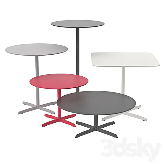 Moroso – Roger Tables 3D Model