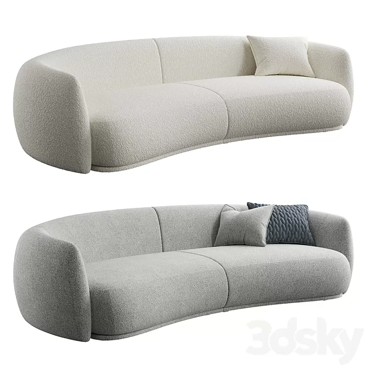 Moroso sofa pacific 3D Model Moroso sofa pacific 3D Model