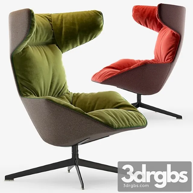 Moroso Take A Line For A Walk Swivel Armchair 3D Model Download Moroso Take A Line For A Walk Swivel Armchair 3D Model Download