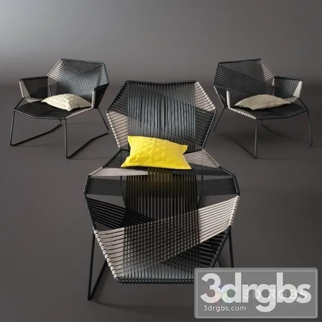 Moroso Tropicalia Chaise Longue 3D Model Download Moroso Tropicalia Chaise Longue 3D Model Download