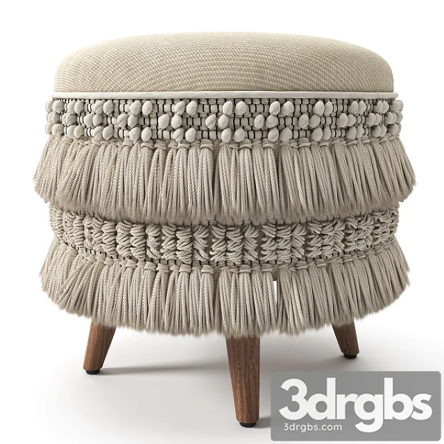 Morova Ottoman 3D Model Download