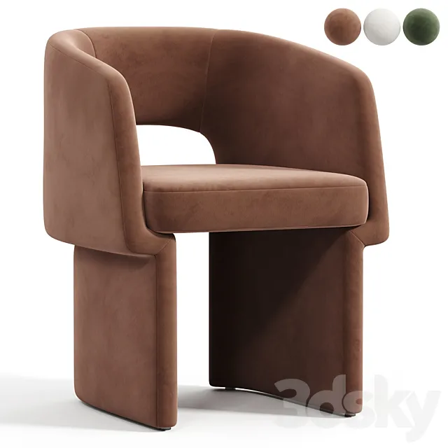 Morrell Dining Chair 3D Model Morrell Dining Chair 3D Model