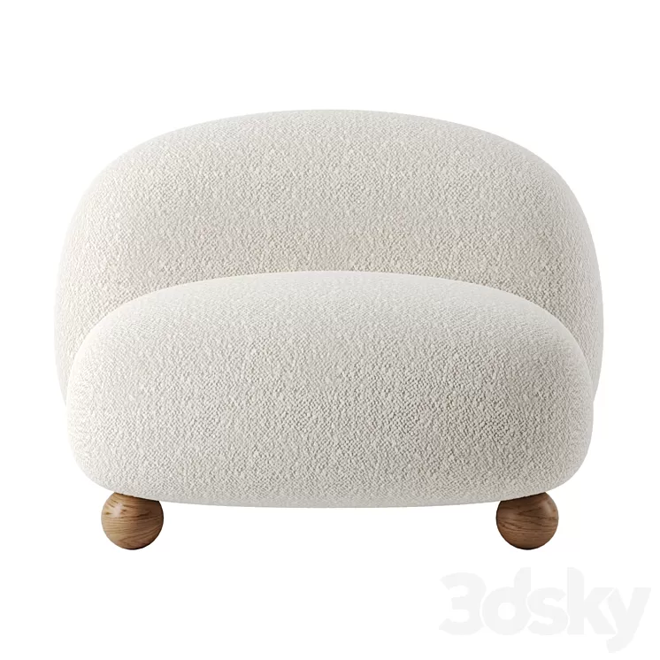 Morro Lounge Chair by Kelly Wearstler 3D Model Free Download