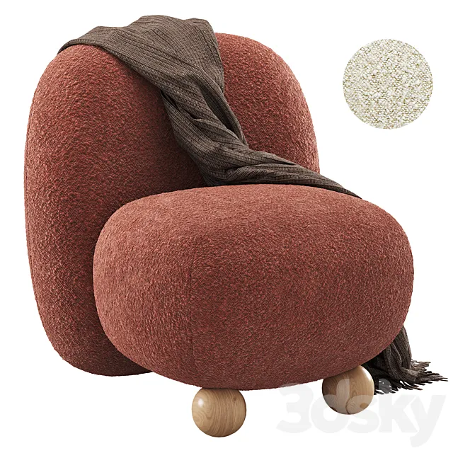 Morro Vanity Chair 3D Model