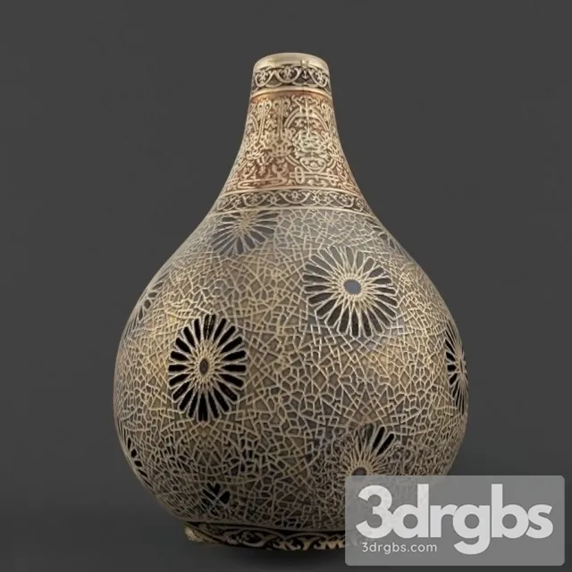 Morrocan Vase Ouf 3D Model Download