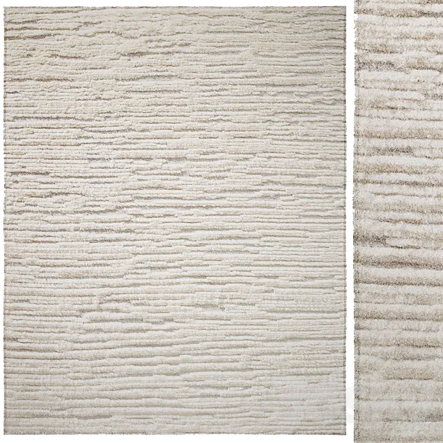 Morse Hand-Knotted Wool Rug 3DModel