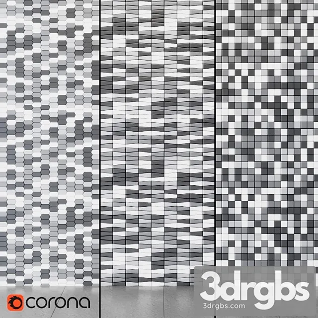 Mosaic collection 3D Model Download