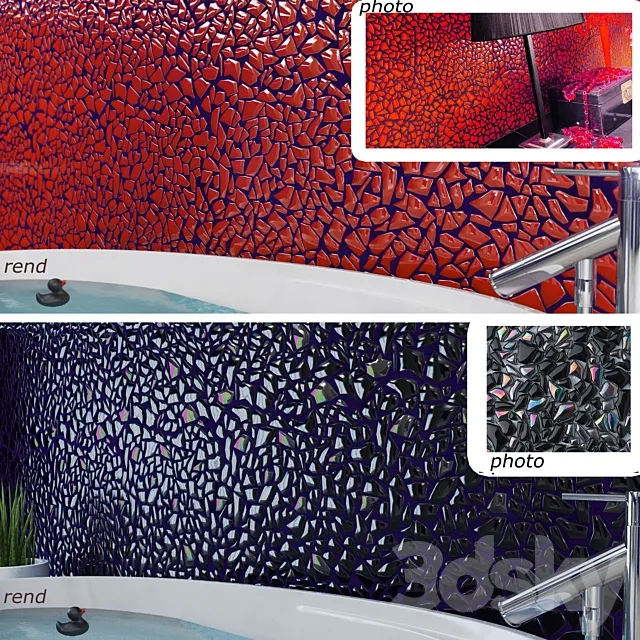 Mosaic Diabolo. Krypton. Futuroscope 3DModel Mosaic Diabolo. Krypton. Futuroscope 3DModel