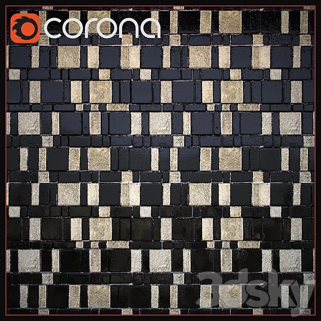 Mosaic Dune Cleopatra 3D Model Mosaic Dune Cleopatra 3D Model