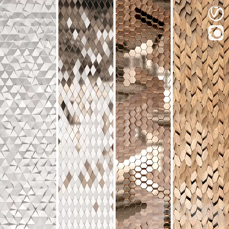 Mosaic Giles Miller 3D Model