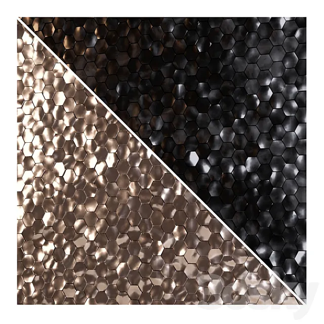 Mosaic Porcelanosa L’antic Colonial Series Web 3D Model