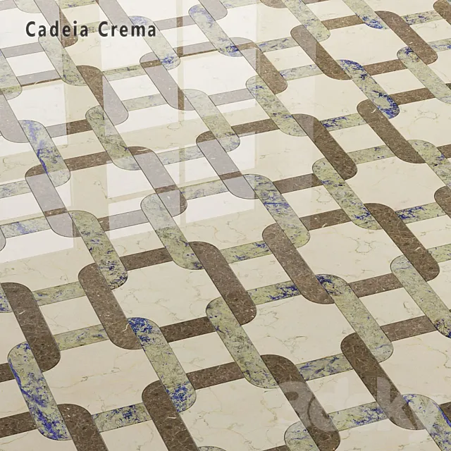 Mosaic Sicis SiciStone Cadeia Crema 3D Model