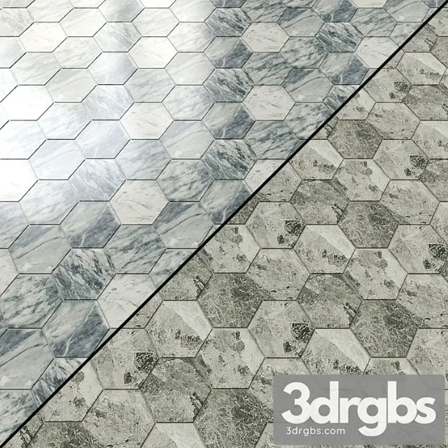 Mosaic Tiles Italon Charm Extra 6 Types 3D Model Download