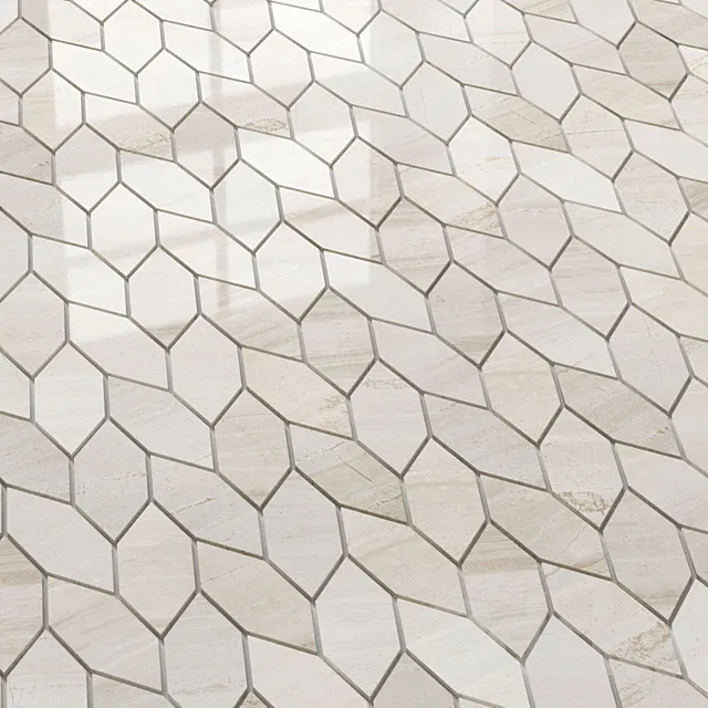 Mosaic Villeroy & Boch Timbre Beige 3D Model