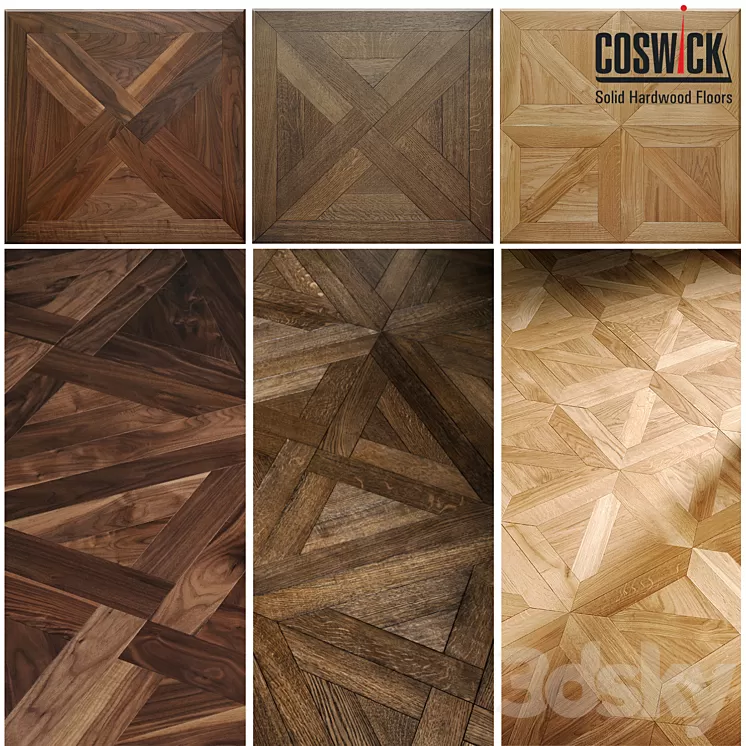 MOSAIC WOOD FLOORS_2 3D Model