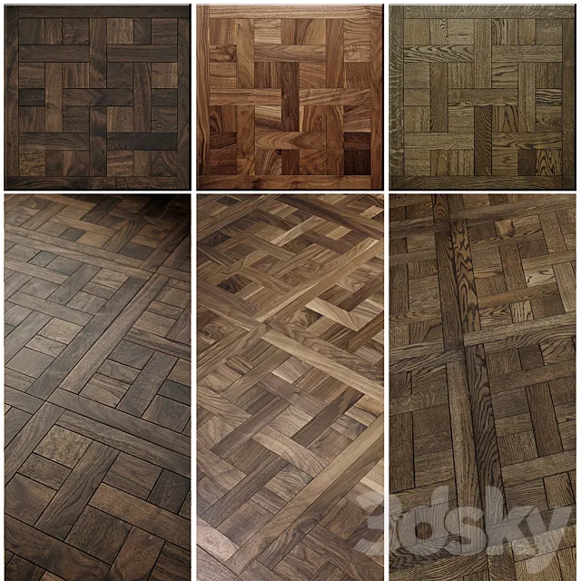 MOSAIC WOOD FLOORS_5 3D Model