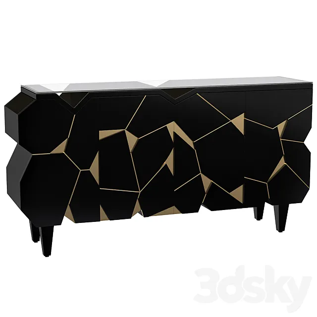 Mosaik Chest of drawers 3DModel Mosaik Chest of drawers 3DModel