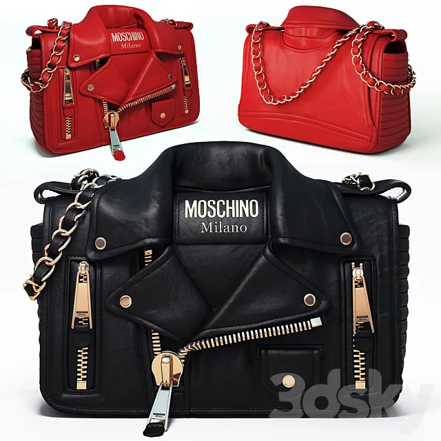 MOSCHINO bag 3D Model MOSCHINO bag 3D Model